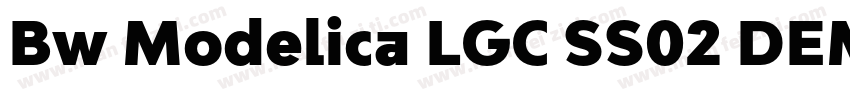 Bw Modelica LGC SS02 DEMO Light字体转换